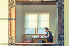 Sitting by the window