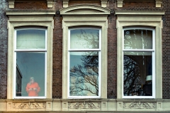 The lady in orange